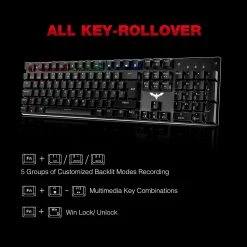 HAVIT HV-KB432L LED Gaming Mechanical Keyboard With Red Switches For PC Gamers And Work 19 HAVIT HV-KB432L LED Gaming Mechanical Keyboard With Red Switches For PC Gamers And Work