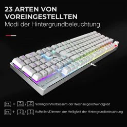 HAVIT HV-KB432L LED Gaming Mechanical Keyboard With Red Switches For PC Gamers And Work 24 HAVIT HV-KB432L LED Gaming Mechanical Keyboard With Red Switches For PC Gamers And Work
