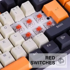 HAVIT KB487L TKL Mechanical Keyboard With 90 Keys PBT Keycaps