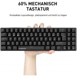HAVIT KB512L 60% Gaming Mechanical Keyboard With 72 Keys, LED Backlit, Detachable USB Type-C Cable
