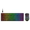 Gaming HAVIT KB611CM 60% Mechanical Keyboard & Programmable RGB Mouse Combo - 61 Keys Wired Type-C Backlit