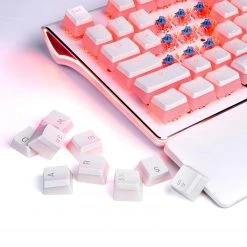Gaming HAVIT KC22 PBT Keycaps With Puller - Pudding, Double Shot, For Cherry MX / Outemu Mechanical Keyboards