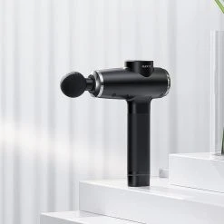 HAVIT MG1505 Muscle Massage Gun With 6 Massage Heads, 20 Speed Level, Deep Tissue High Frequency Therapy Mobile