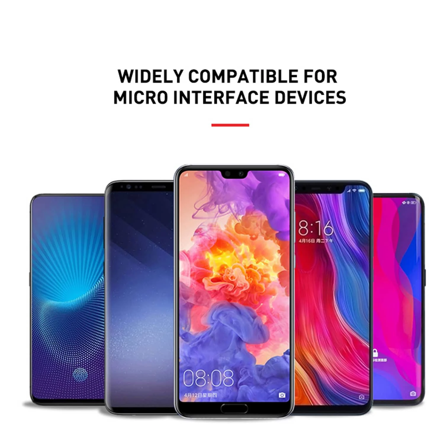 HAVIT HV-H6112 USB 2.0 A-Male To Micro B Charger Cable, Fast Charging, Silver Mobile 4 HAVIT HV-H6112 USB 2.0 A-Male To Micro B Charger Cable, Fast Charging, Silver Mobile