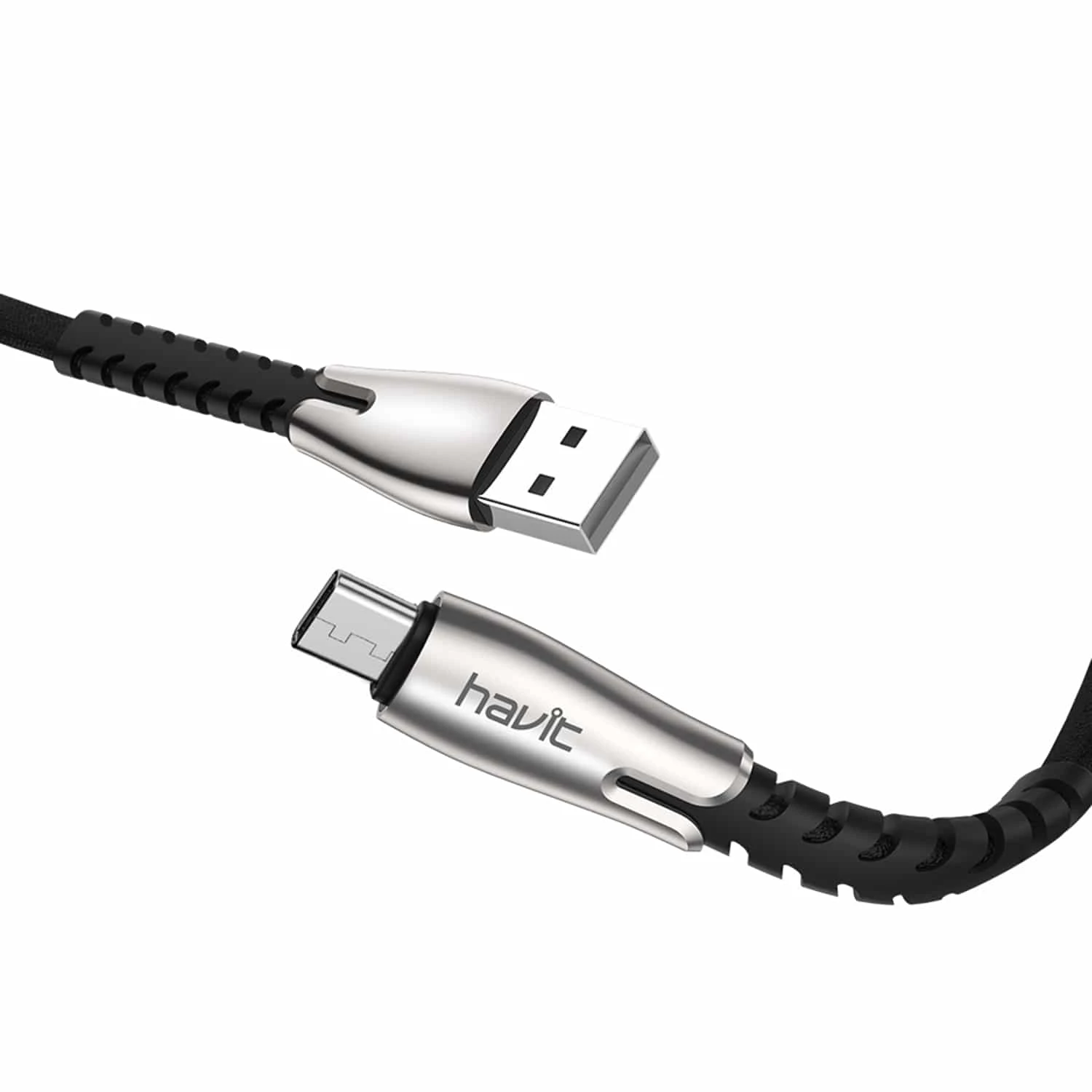 HAVIT HV-H6112 USB 2.0 A-Male To Micro B Charger Cable, Fast Charging, Silver Mobile 1 HAVIT HV-H6112 USB 2.0 A-Male To Micro B Charger Cable, Fast Charging, Silver Mobile