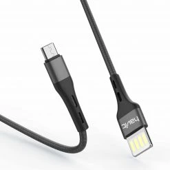 Mobile HAVIT HV-H6114 Double Blind Plug USB To Micro B Cable, Quick Charging, Black