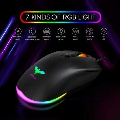 HAVIT MS732 RGB Gaming Mouse With 6400 DPI, 7 Color Backlights, 6 Buttons (2020 Version)