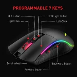 HAVIT MS733 RGB Programmable Gaming Mouse (2020 Version)