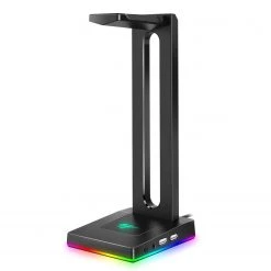 Gaming HAVIT TH630 RGB Headset Stand For Desktop Gamer Headphone Accessories
