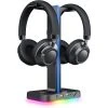 HAVIT TH650 RGB Headset Stand With Dual Hanger & 2 USB Ports Gaming