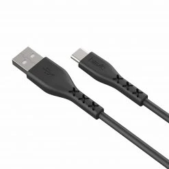 HAVIT HV-H68 USB To Type-C Cable, 2.0A Fast Charger, Black Mobile