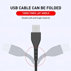 HAVIT HV-H68 USB To Type-C Cable, 2.0A Fast Charger, Black Mobile 13 HAVIT HV-H68 USB To Type-C Cable, 2.0A Fast Charger, Black Mobile