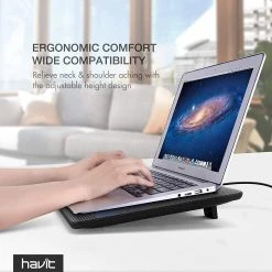 HAVIT HV-F2056 15.6"-17" Laptop Cooler Cooling Pad - Portable USB Powered (3 Fans) 10 HAVIT HV-F2056 15.6