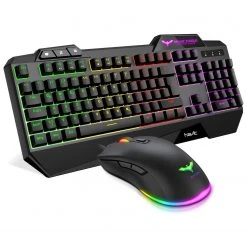 HAVIT HV-KB558CM Gaming Keyboard And Mouse Combo (Rainbow Backlit)